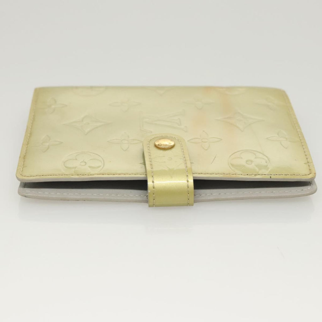 Louis Vuitton Agenda Cover Patent Leather Gray Patent_Leather Wallets Accessory