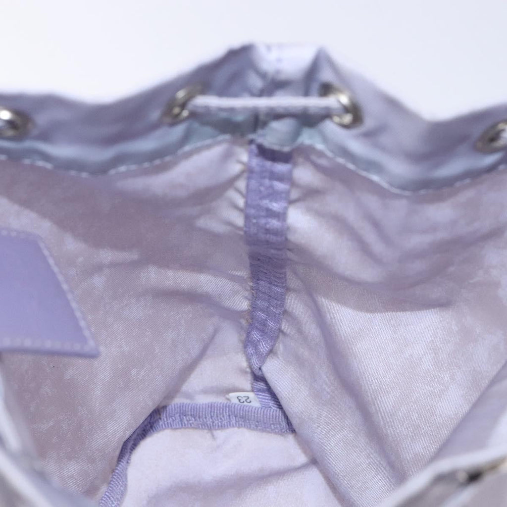 Prada Vela Drawstring Bucket Pouch Tessuto Purple Nylon Bag