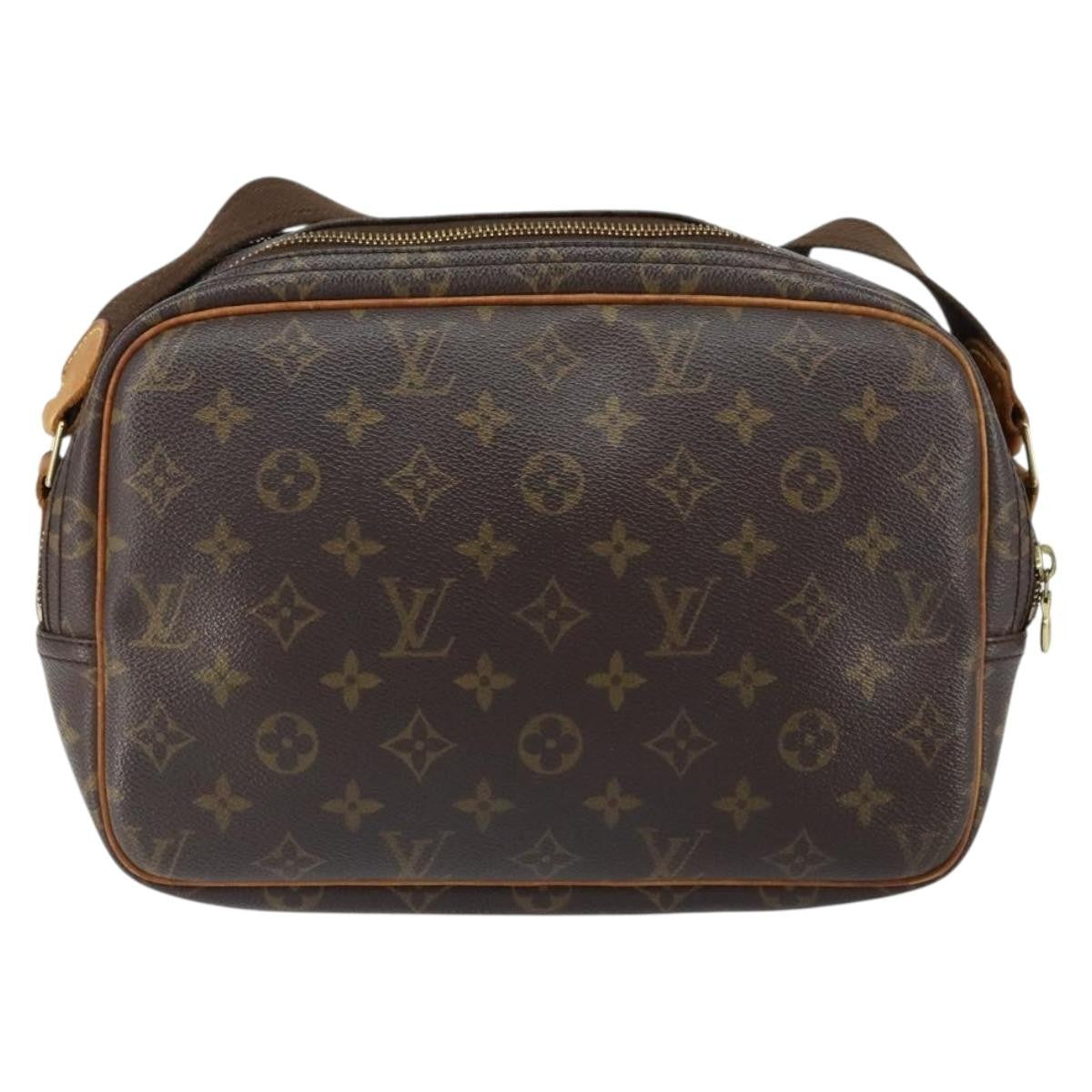 Louis Vuitton Reporter Bag Monogram Canvas Brown Canvas Shoulder Bag