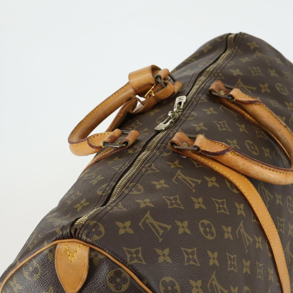 Louis Vuitton Keepall Bag Monogram Canvas Brown Canvas Travel Bag