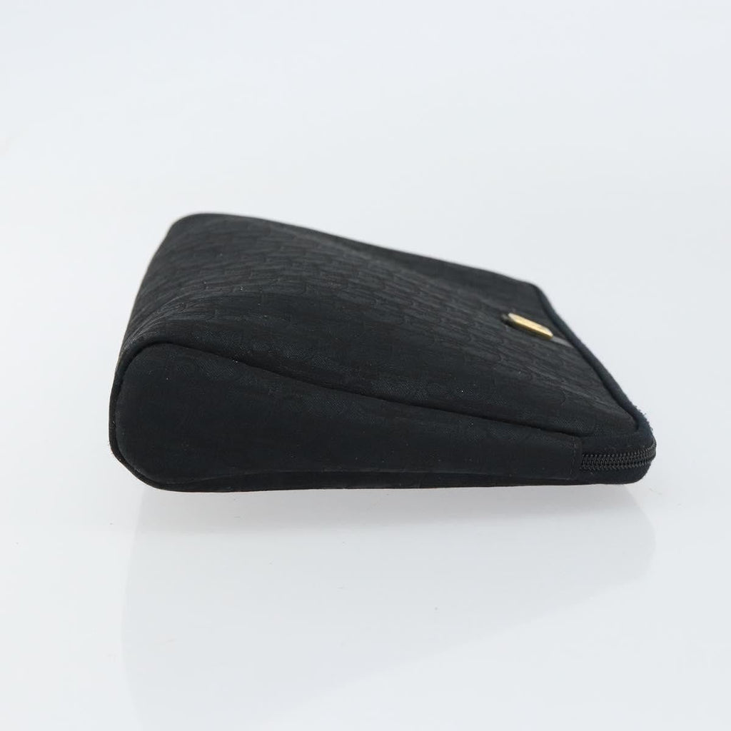 Christian Dior Trotter Pouch Canvas Black Canvas Clutche & Pouche Bag (Pre-Owned)
