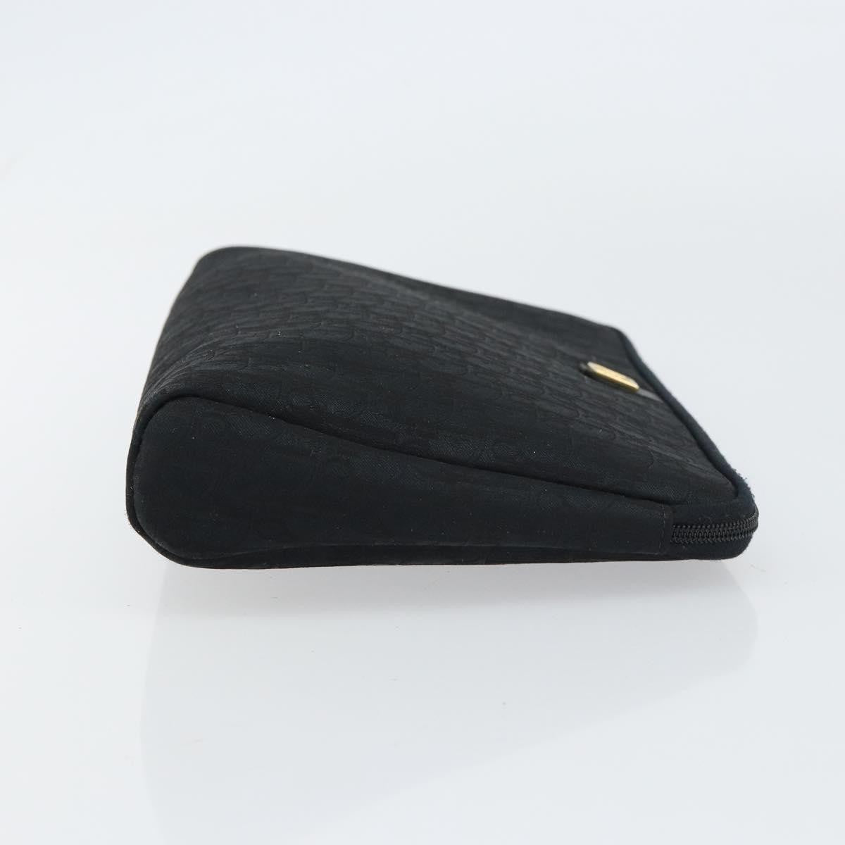 Christian Dior Trotter Pouch Canvas Black Canvas Clutche & Pouche Bag (Pre-Owned)