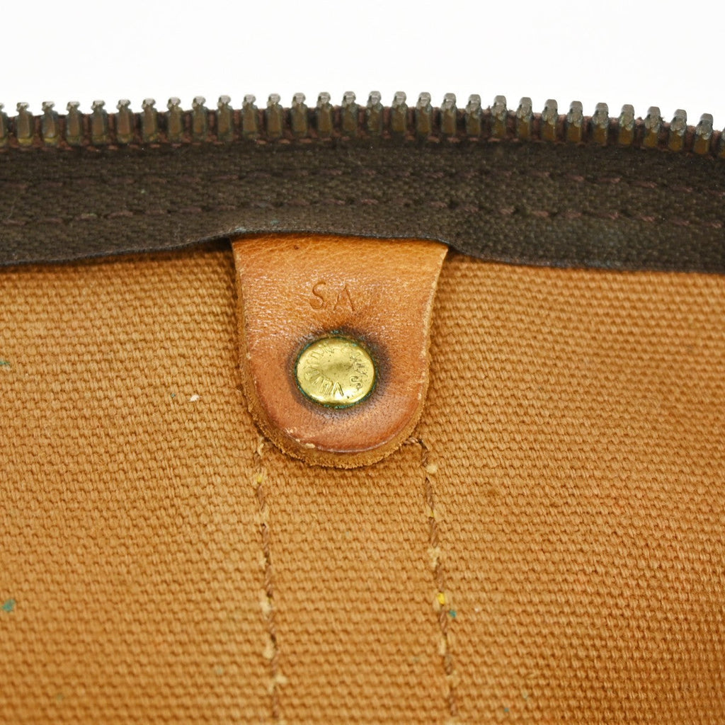 Louis Vuitton Keepall Bag Monogram Canvas Brown Canvas Travel Bag