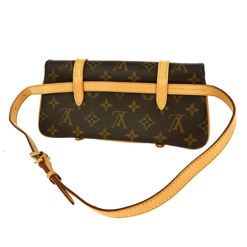 Louis Vuitton Marelle Waist Bag Monogram Canvas Brown Canvas Clutche & Pouche Bag