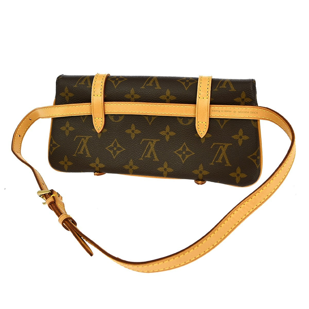 Louis Vuitton Marelle Waist Bag Monogram Canvas Brown Canvas Clutche & Pouche Bag