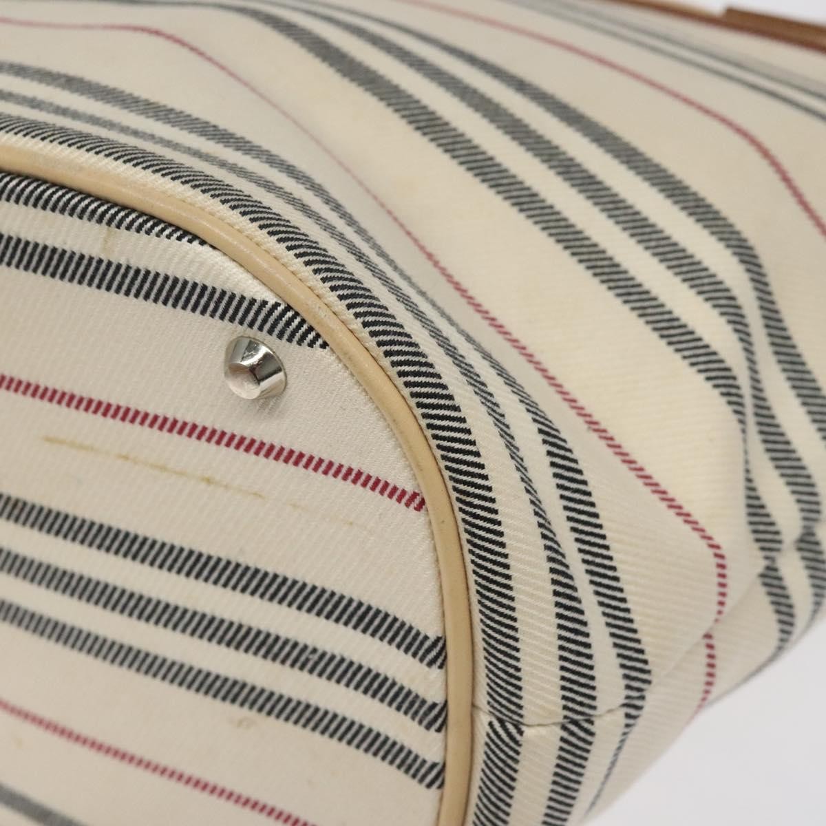 Burberry Nova Check Tote Canvas And Leather Beige Canvas Tote Bag