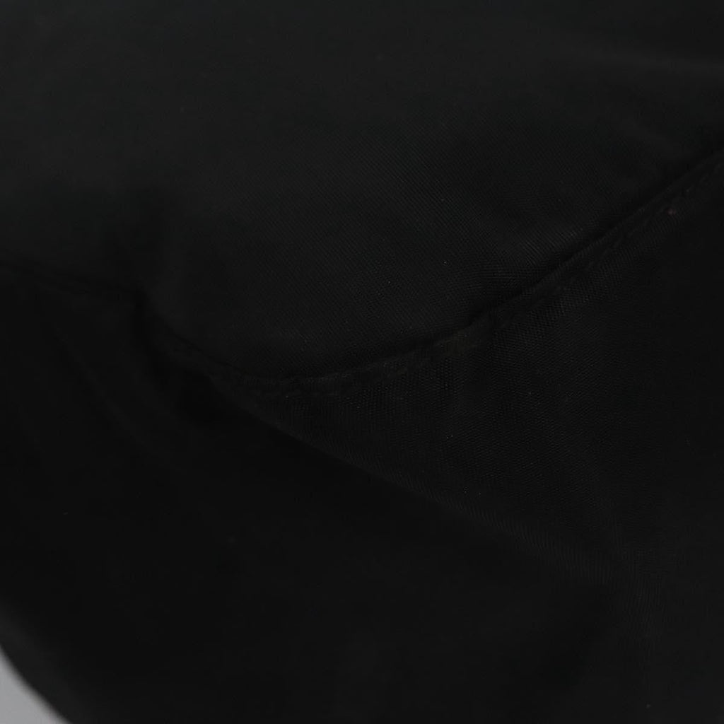 Prada Flap Drawstring Backpack Tessuto Black Nylon Backpack Bag