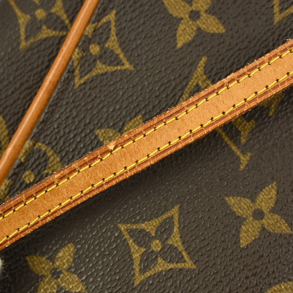 Louis Vuitton Twin Handbag Monogram Canvas Brown Canvas Clutche & Pouche Bag