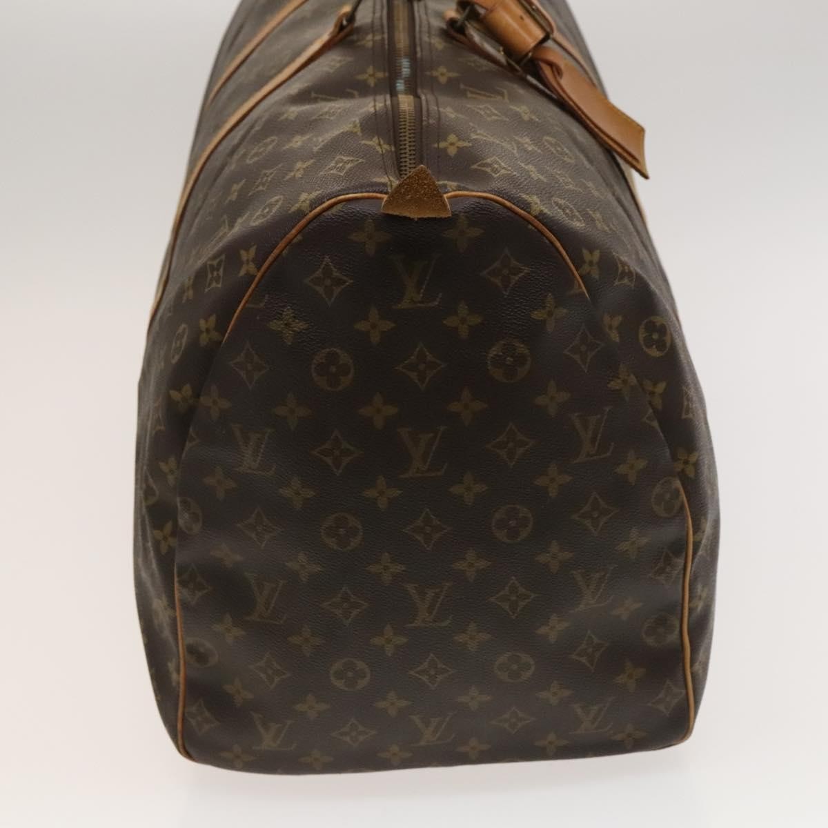 Louis Vuitton Keepall Bag Monogram Canvas Brown Canvas Travel Bag