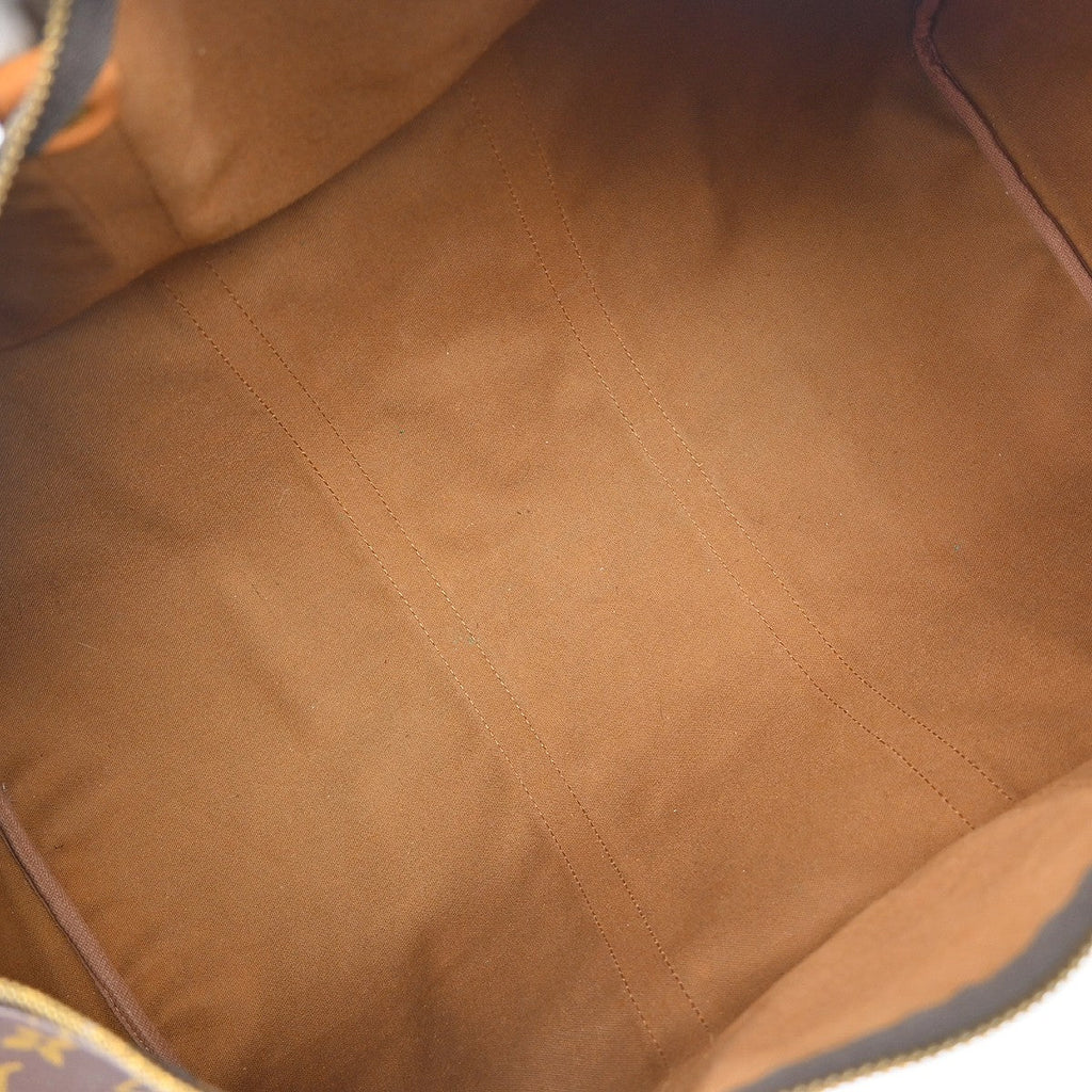 Louis Vuitton Keepall Bag Monogram Canvas Brown Canvas Travel Bag
