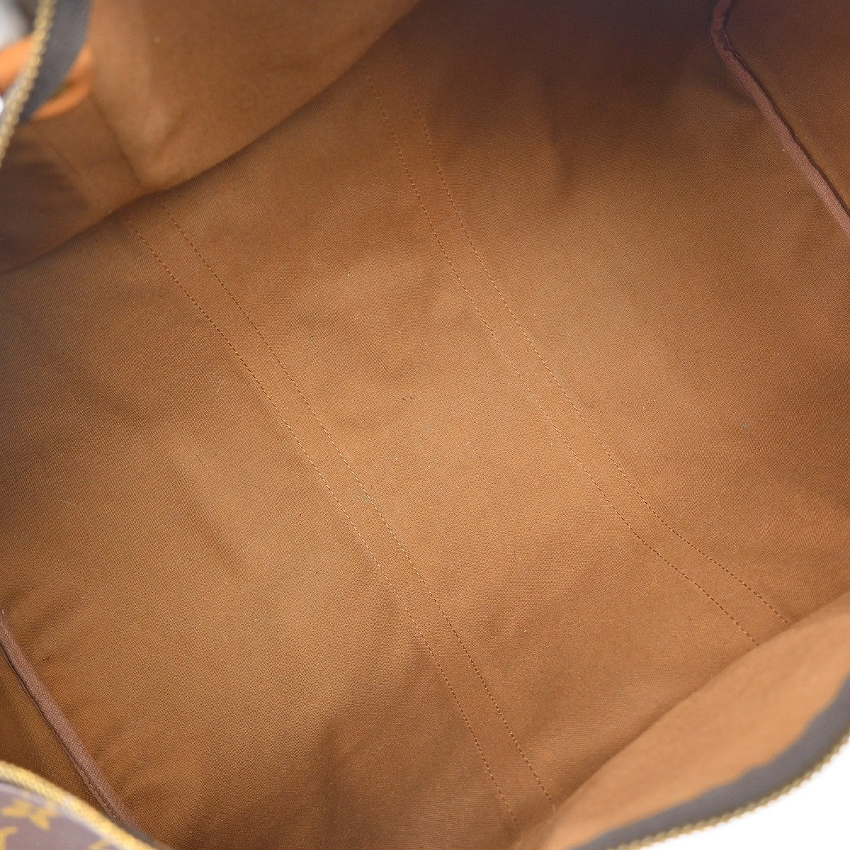 Louis Vuitton Keepall Bag Monogram Canvas Brown Canvas Travel Bag