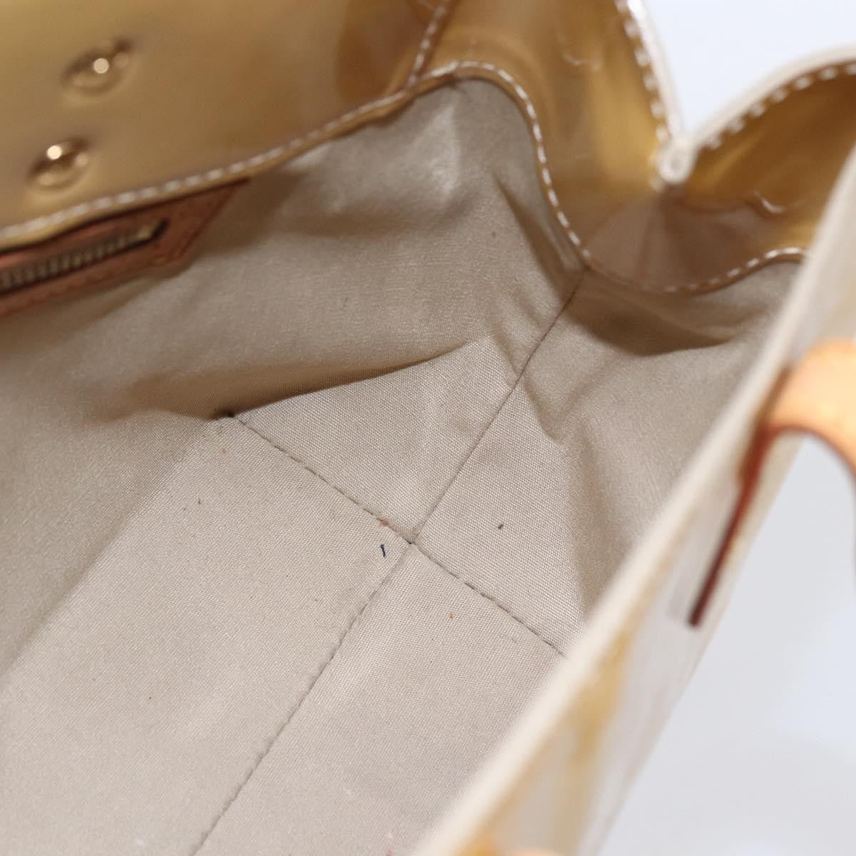 Louis Vuitton Reade Handbag Monogram Vernis Beige Patent_Leather Handbag