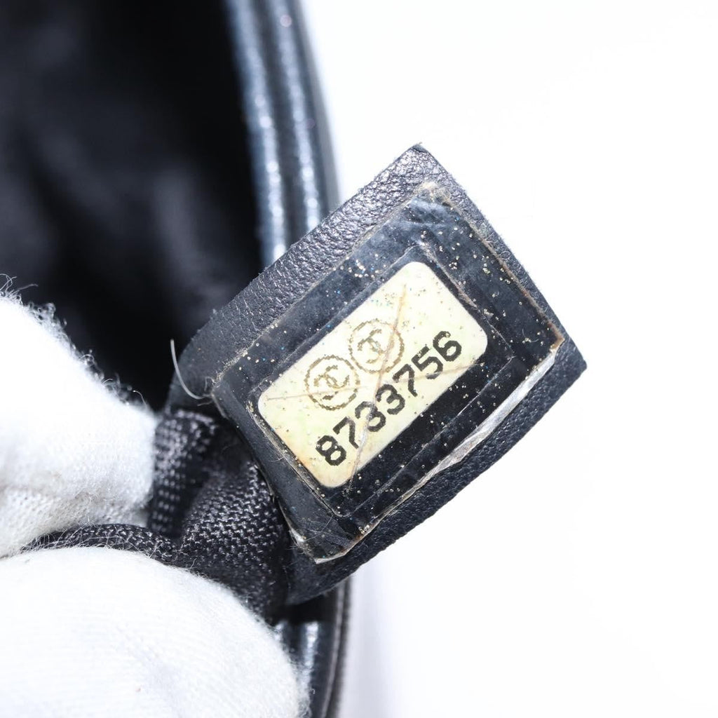 Chanel Vintage Shoulder Bag Leather Black Leather Shoulder Bag Bag