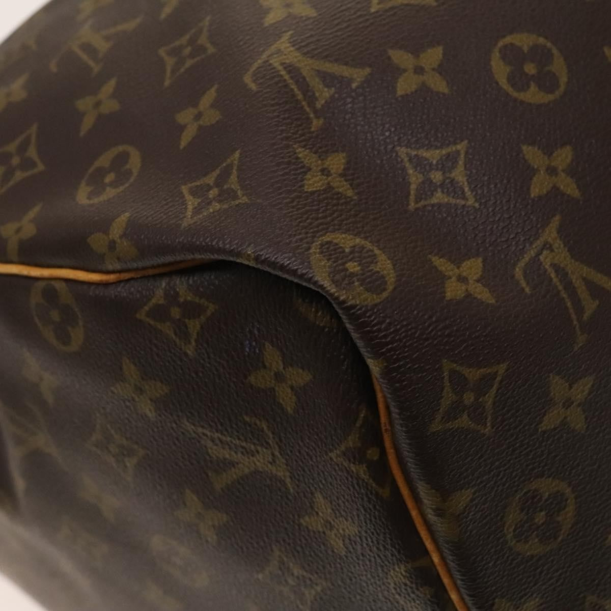 Louis Vuitton Keepall Bag Monogram Canvas Brown Canvas Travel Bag