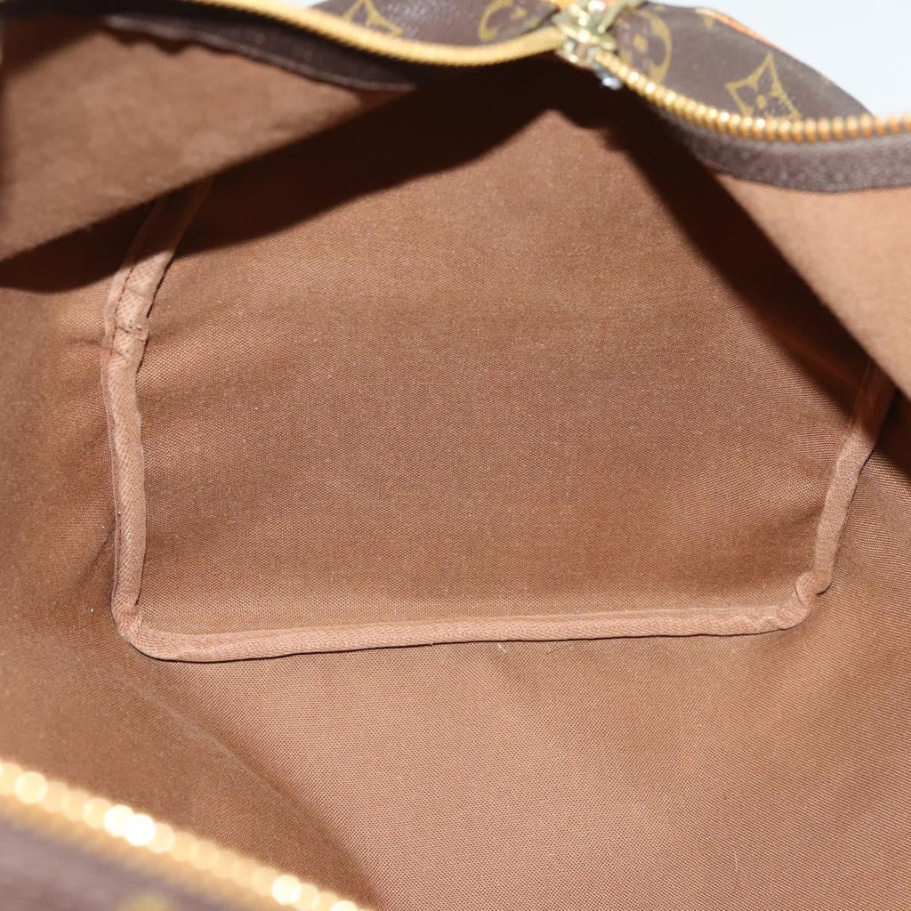 Louis Vuitton Keepall Bag Monogram Canvas Brown Canvas Travel Bag