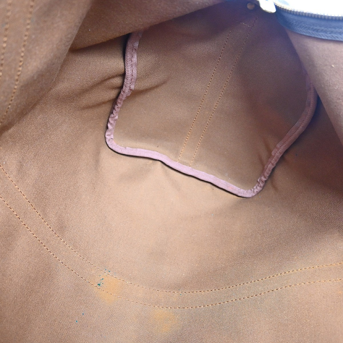 Louis Vuitton Keepall Bandouliere Bag Monogram Canvas Brown Canvas Handbag