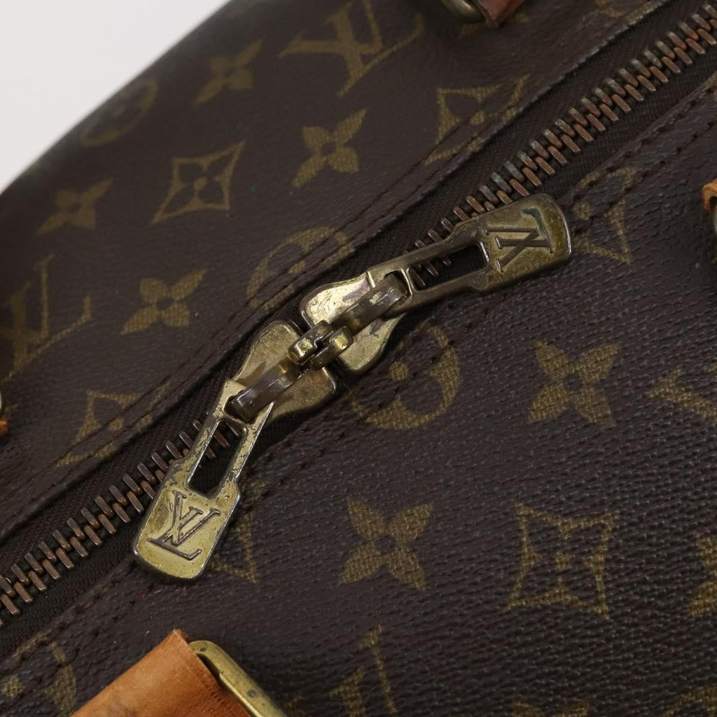 Louis Vuitton Keepall Bag Monogram Canvas Brown Canvas Travel Bag