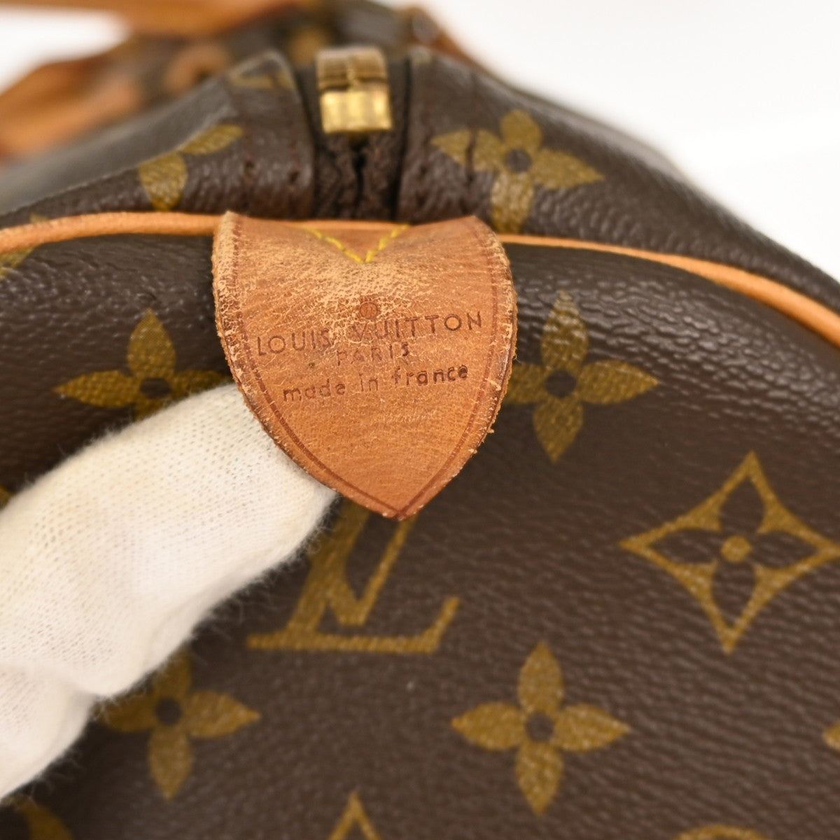 Louis Vuitton Keepall Bag Monogram Canvas Brown Canvas Travel Bag