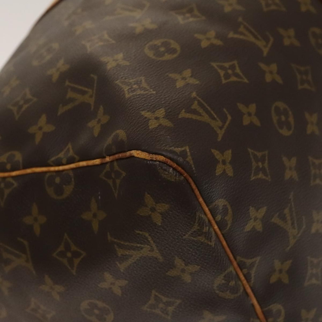 Louis Vuitton Keepall Bag Monogram Canvas Brown Canvas Travel Bag
