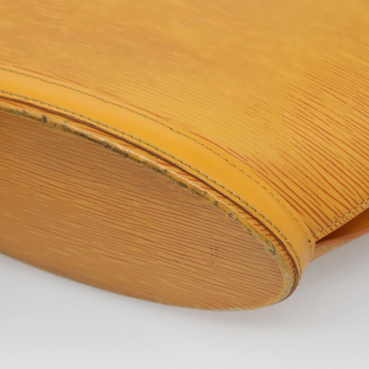 Louis Vuitton Saint Jacques Handbag Epi Leather Yellow Leather Shoulder Bag