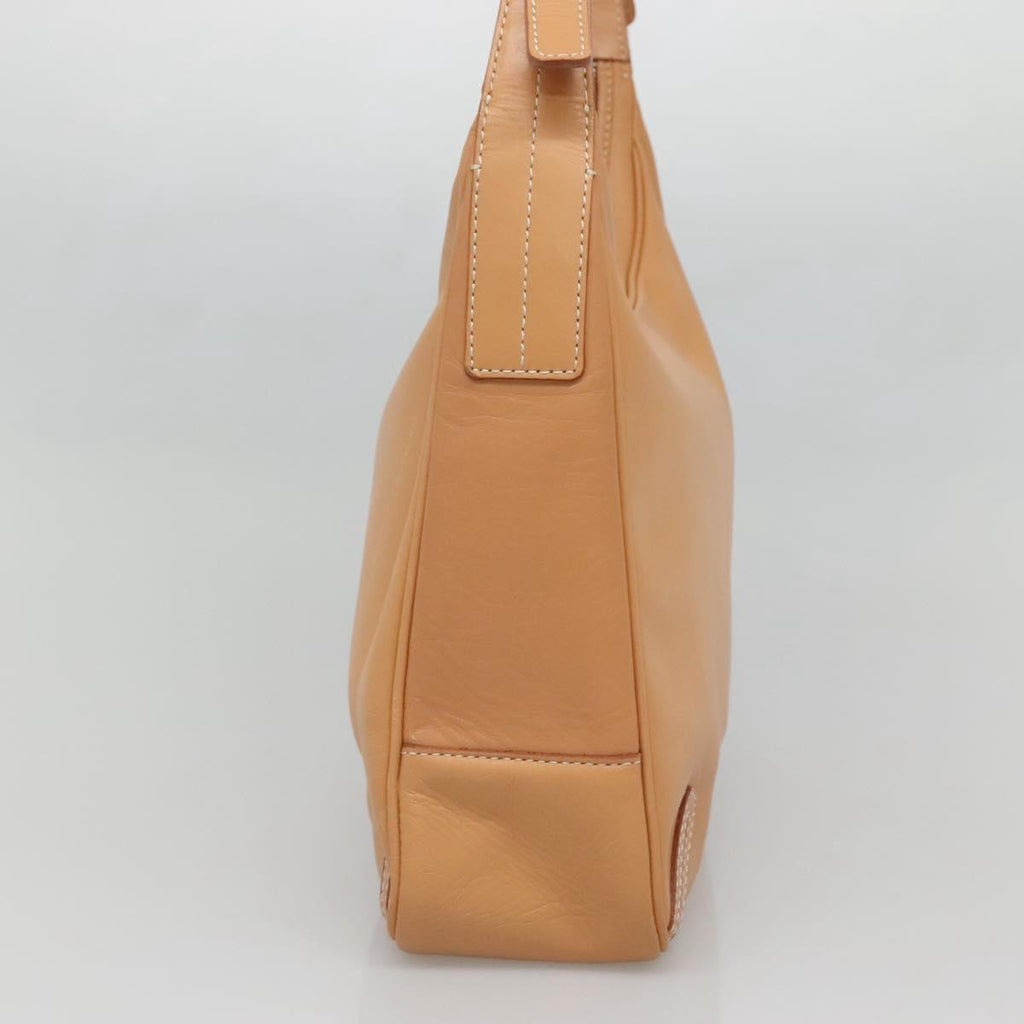 Burberry Shoulder Bag Leather Beige Leather Shoulder Bag