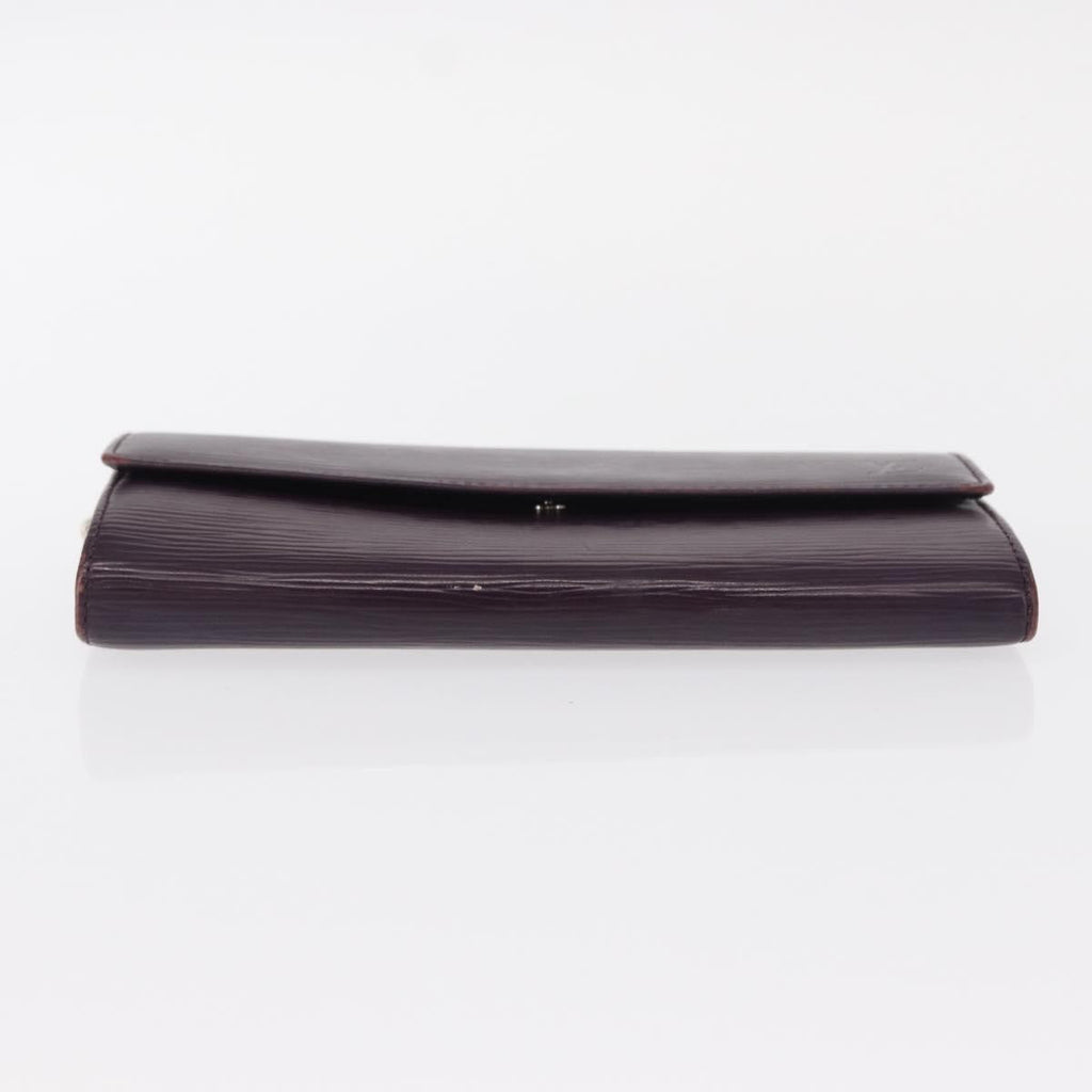 Louis Vuitton Vintage Sarah Wallet Epi Leather Purple Leather Wallets Accessory