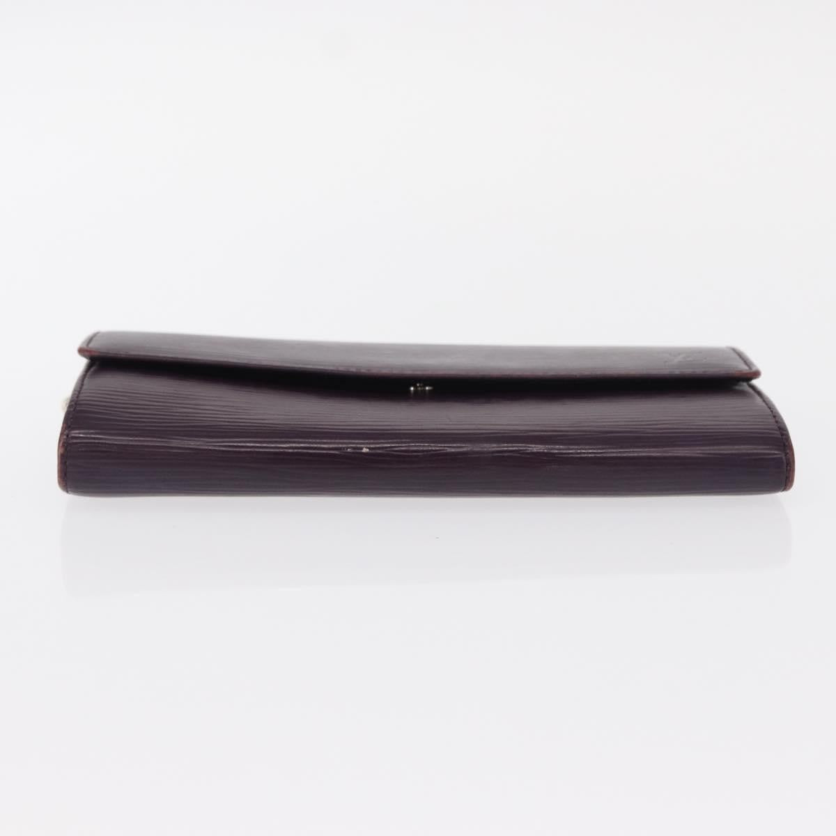 Louis Vuitton Vintage Sarah Wallet Epi Leather Purple Leather Wallets Accessory