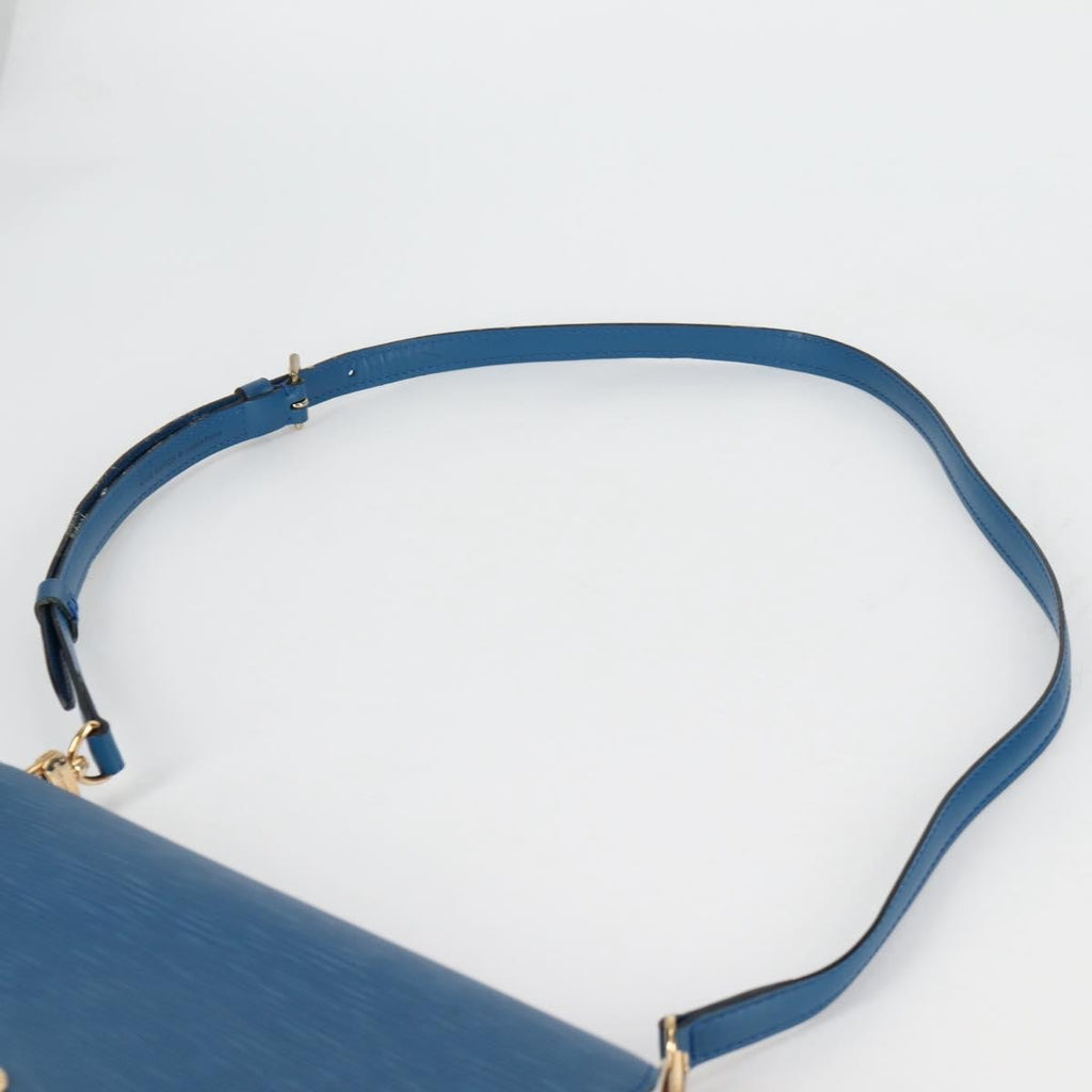 Louis Vuitton Grenelle Shoulder Bag Epi Leather Blue Leather Shoulder Bag