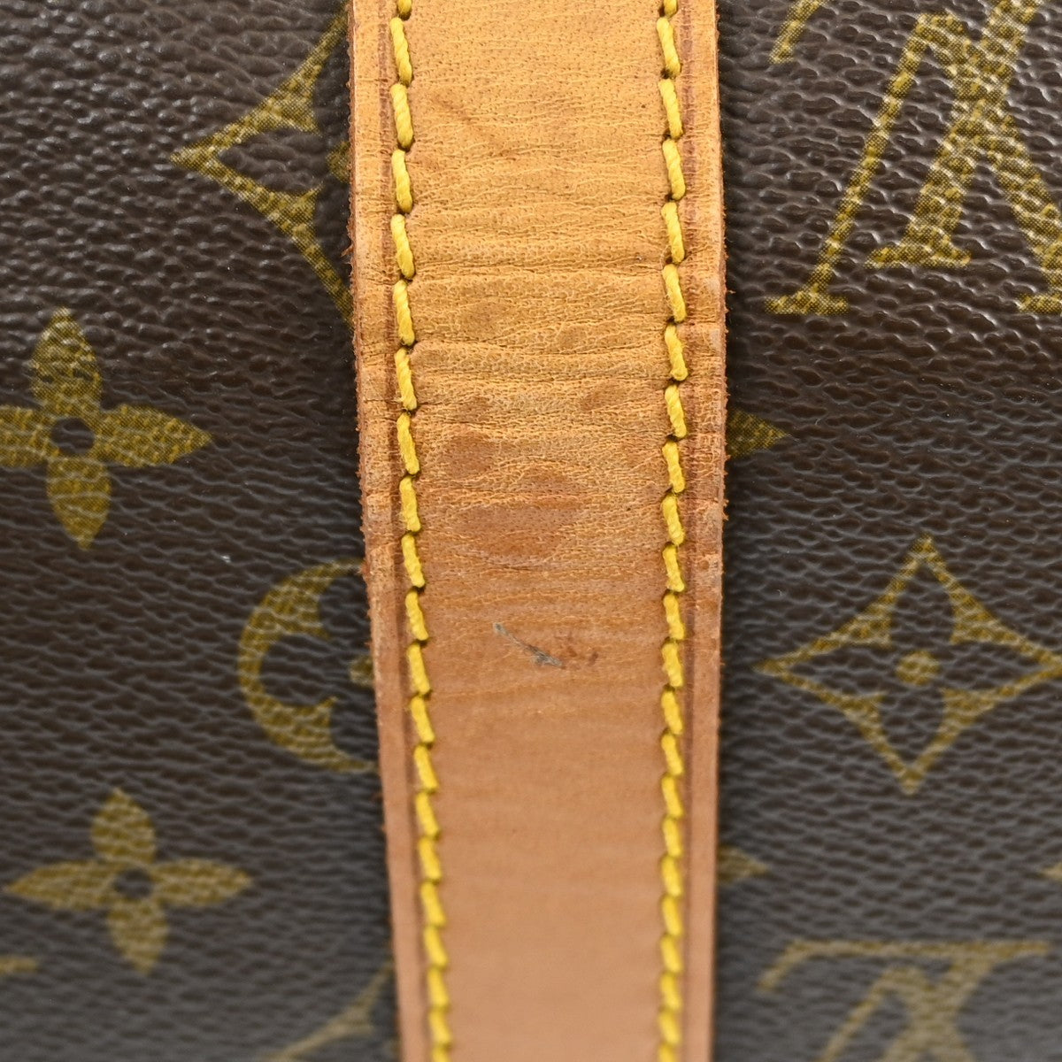 Louis Vuitton Keepall Bag Monogram Canvas Brown Canvas Travel Bag