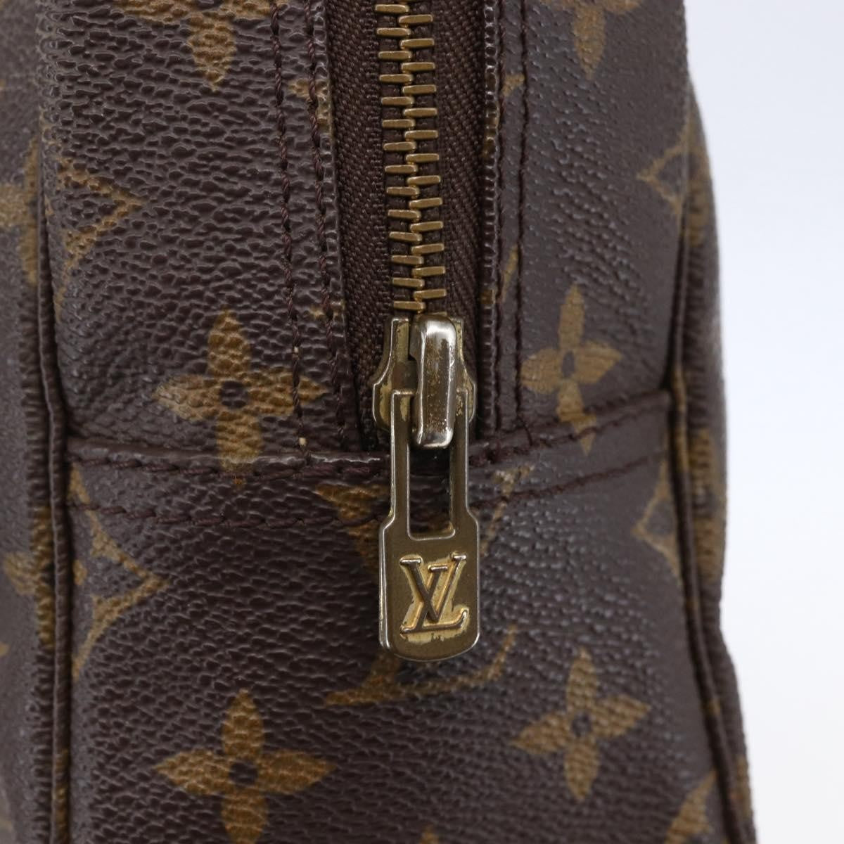 Louis Vuitton Trousse Toilette Monogram Canvas Brown Canvas Clutche & Pouche Bag