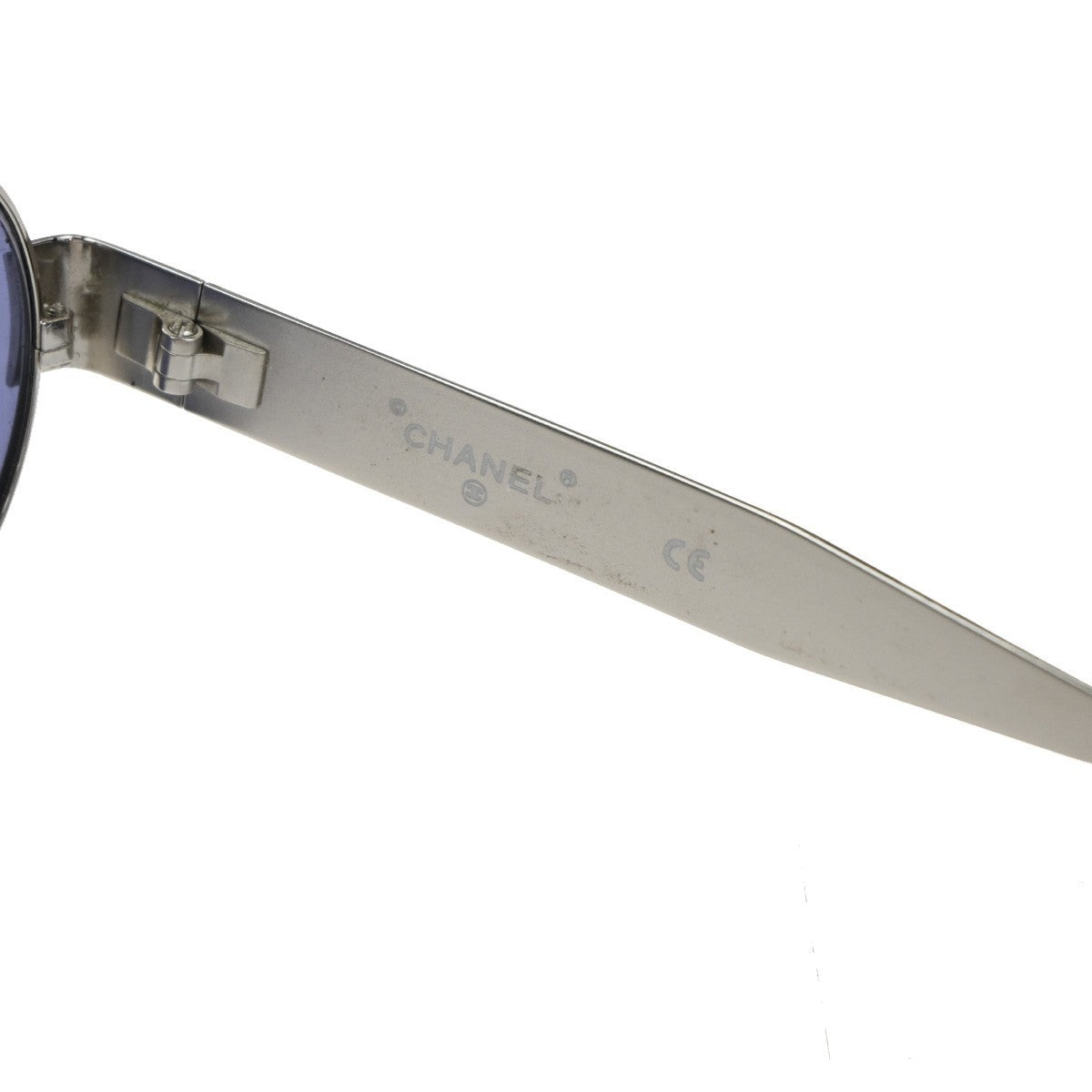 Chanel Chanel Logo Sunglasses Eye Wear Plastic Blue Metal Sunglasse Accessory