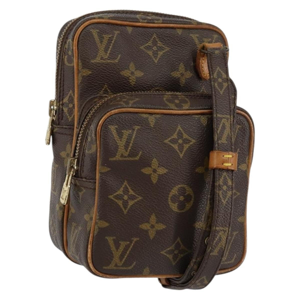 Louis Vuitton Amazone Bag Monogram Canvas Brown Canvas Shoulder Bag