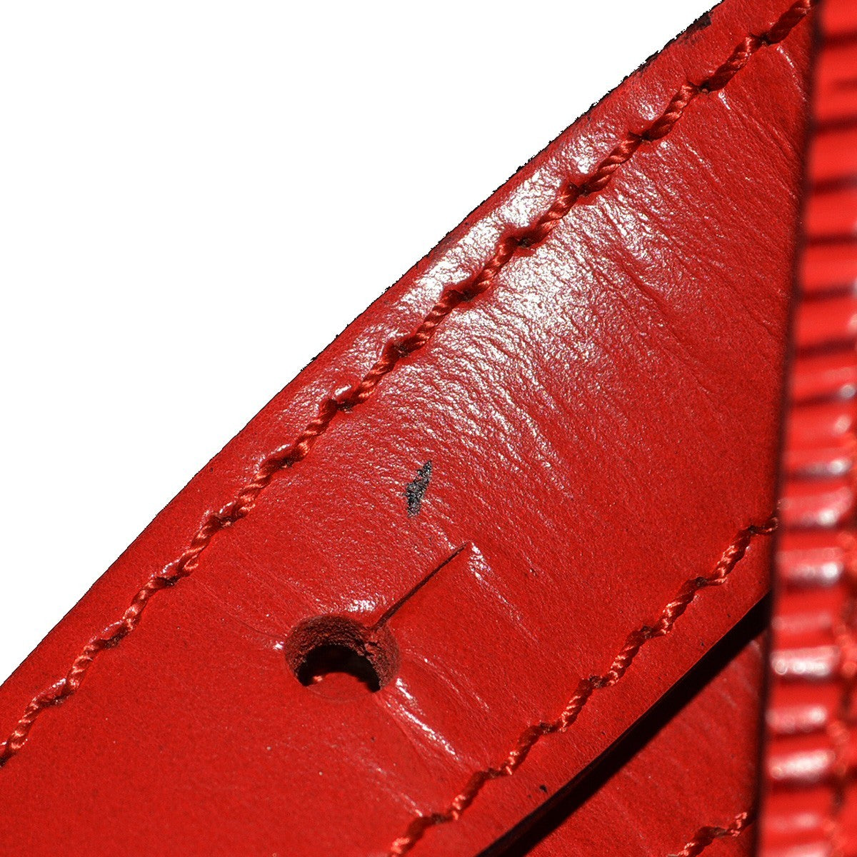 Louis Vuitton Cluny Shoulder Bag Epi Leather Red Leather Shoulder Bag