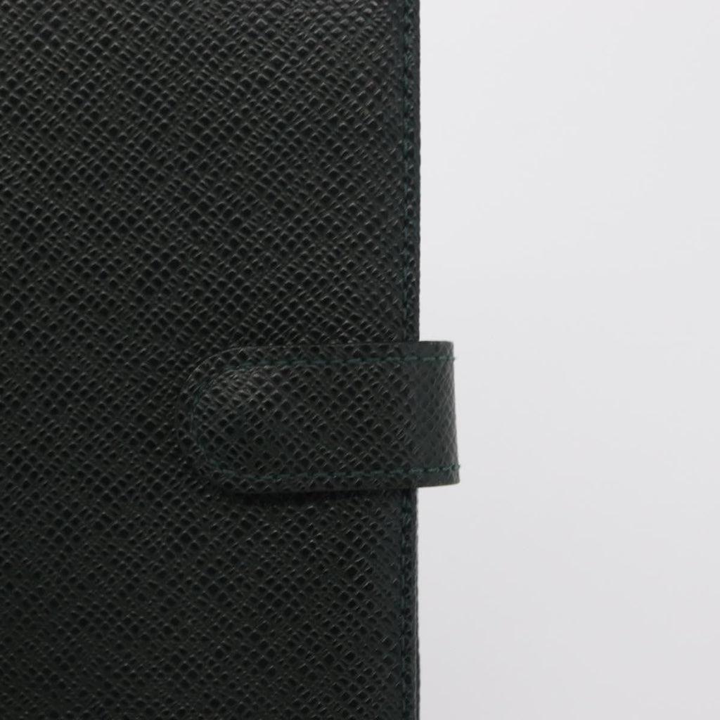 Louis Vuitton Agenda Cover Taiga Leather Green Leather Wallets Accessory