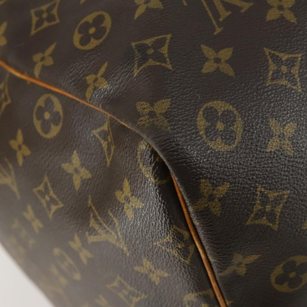 Louis Vuitton Keepall Bag Monogram Canvas Brown Canvas Travel Bag