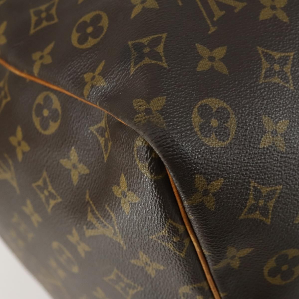 Louis Vuitton Keepall Bag Monogram Canvas Brown Canvas Travel Bag