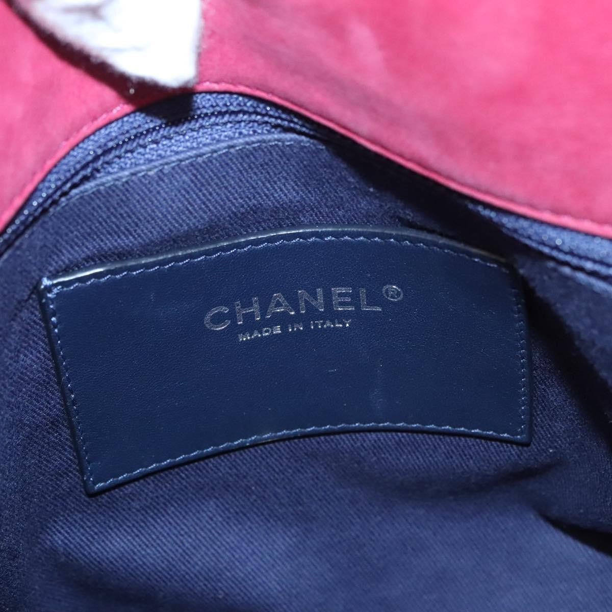 Chanel Matelasse Chain Shoulder Bag Leather Pink Leather Handbag