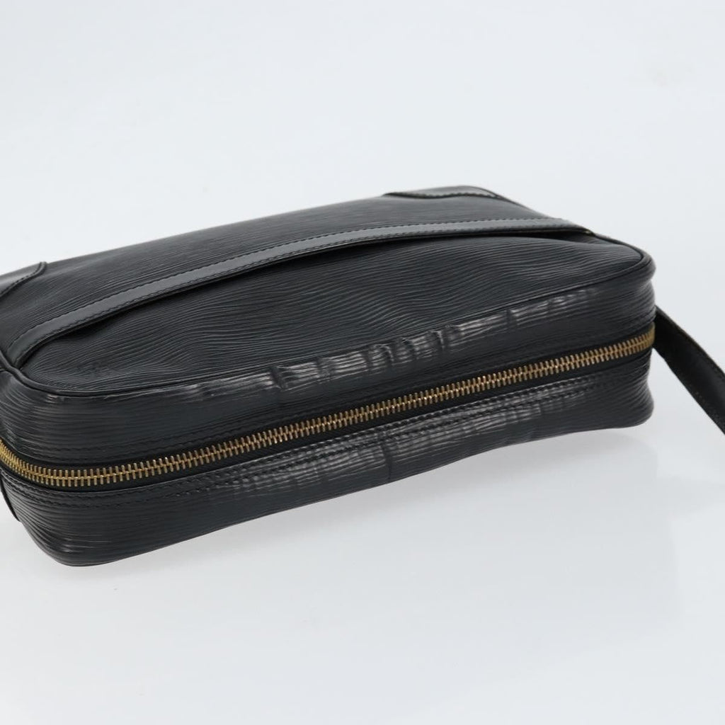 Louis Vuitton Trocadero Handbag Epi Leather Black Leather Shoulder Bag