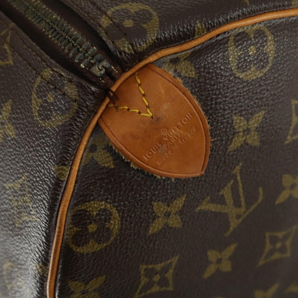 Louis Vuitton Keepall Bag Monogram Canvas Brown Canvas Travel Bag