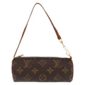 Louis Vuitton Papillon Pochette Monogram Canvas Brown Canvas Clutche & Pouche Bag