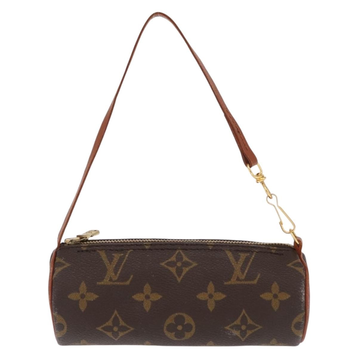 Louis Vuitton Papillon Pochette Monogram Canvas Brown Canvas Clutche & Pouche Bag
