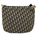 Christian Dior Vintage Trotter Shoulder Bag Canvas Navy Canvas Shoulder Bag Bag (Pre-Owned)