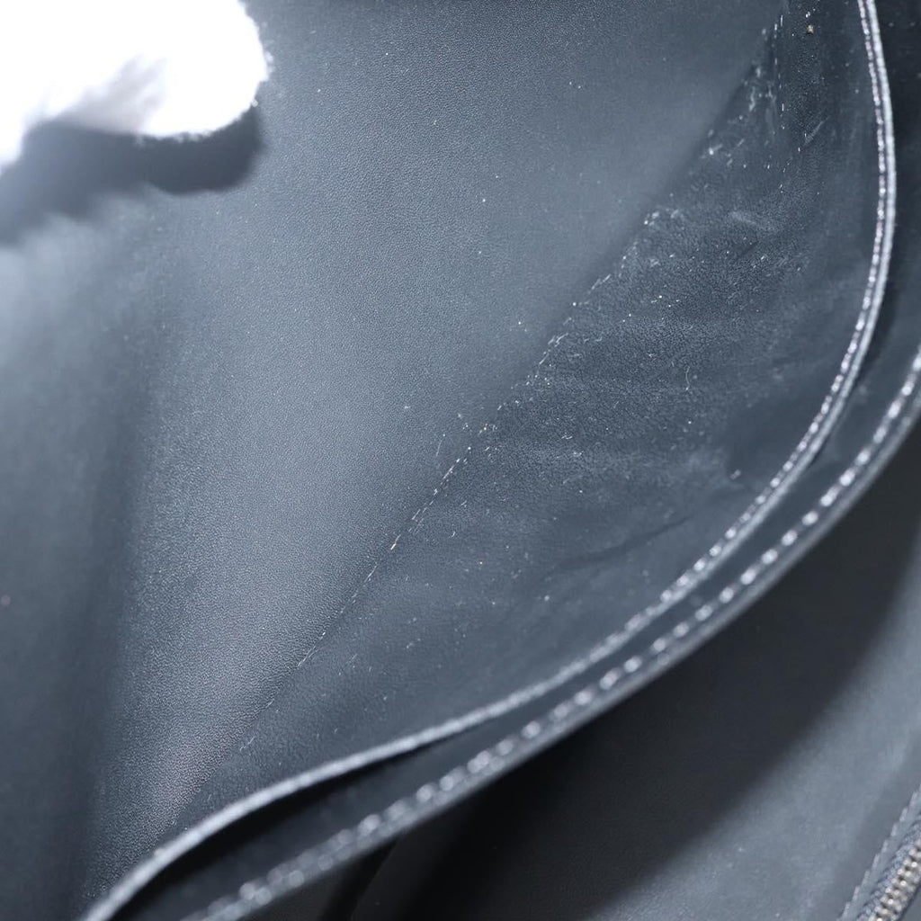 Louis Vuitton Organiser Atholl Leather Black Leather Bag