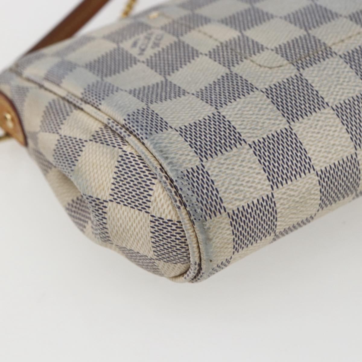 Louis Vuitton Favorite Handbag Damier White Canvas Clutche & Pouche Bag