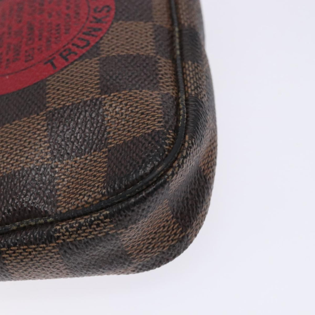 Louis Vuitton Pochette Accessoires Limited Edition Damier Brown Canvas Clutche & Pouche Bag