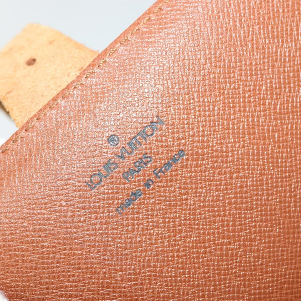 Louis Vuitton Cartouchiere Handbag Monogram Canvas Brown Canvas Shoulder Bag