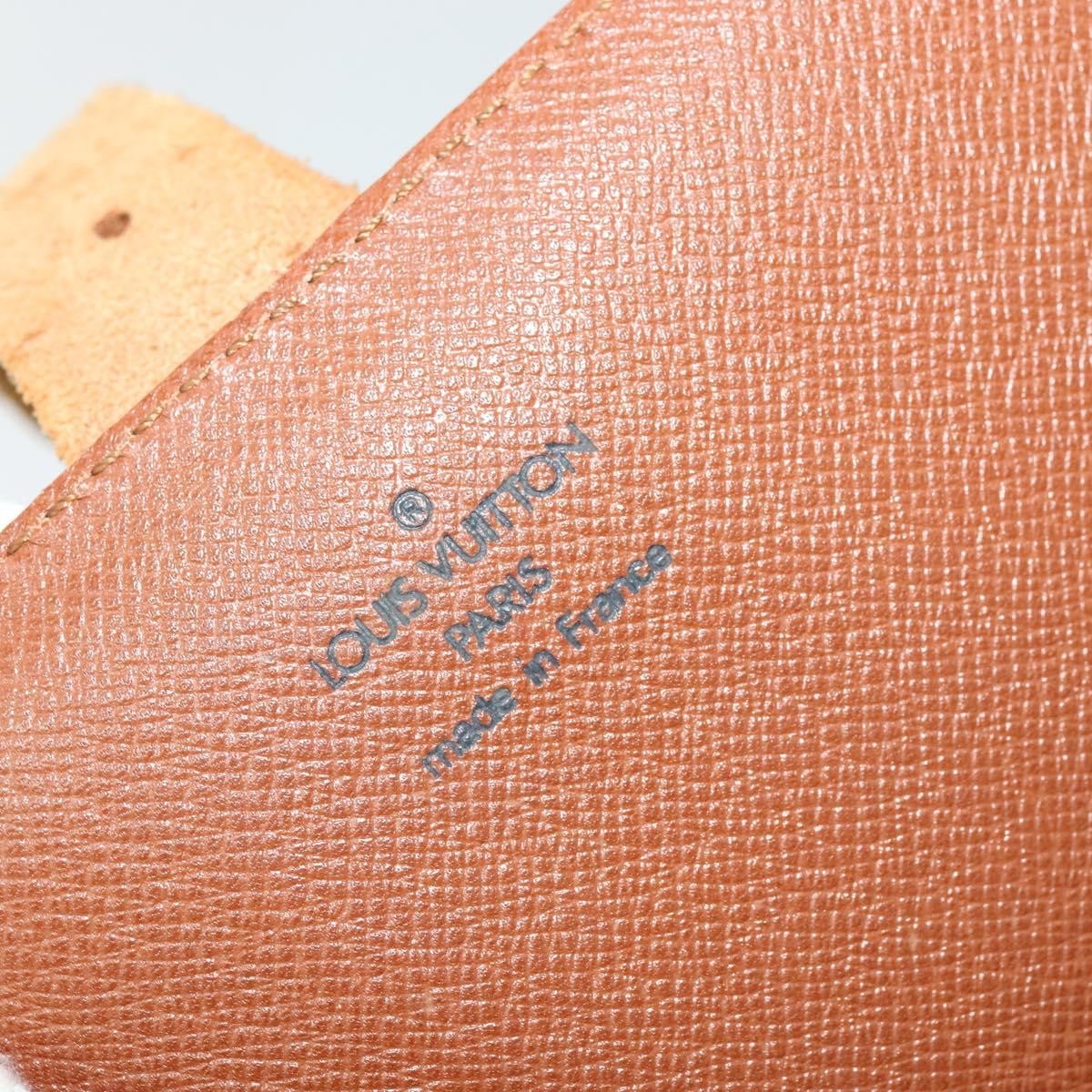 Louis Vuitton Cartouchiere Handbag Monogram Canvas Brown Canvas Shoulder Bag