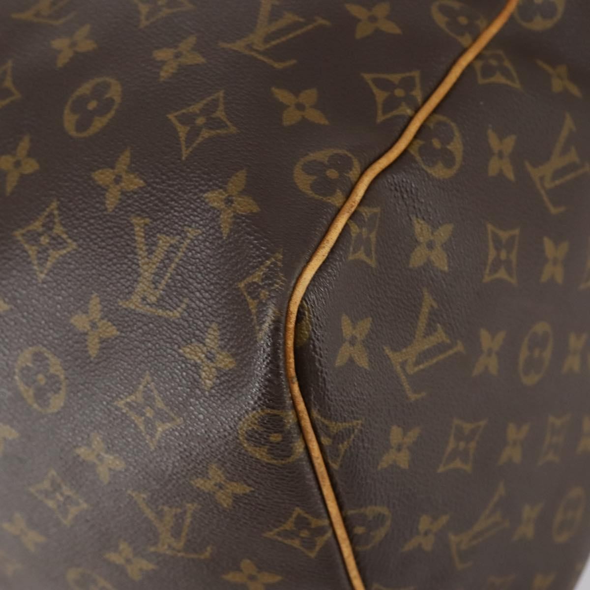 Louis Vuitton Keepall Bag Monogram Canvas Brown Canvas Travel Bag
