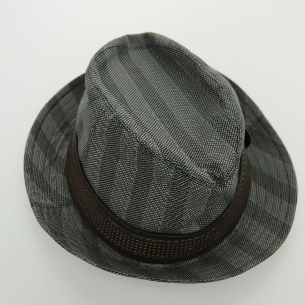 Louis Vuitton Lv Graphical Hat Cotton Gray Cotton Head Accessory Accessory