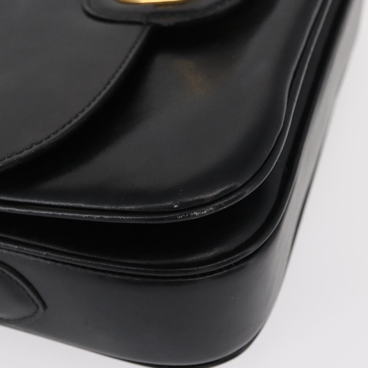 Celine Horse Carriage Shoulder Bag Leather Black Leather Shoulder Bag Bag